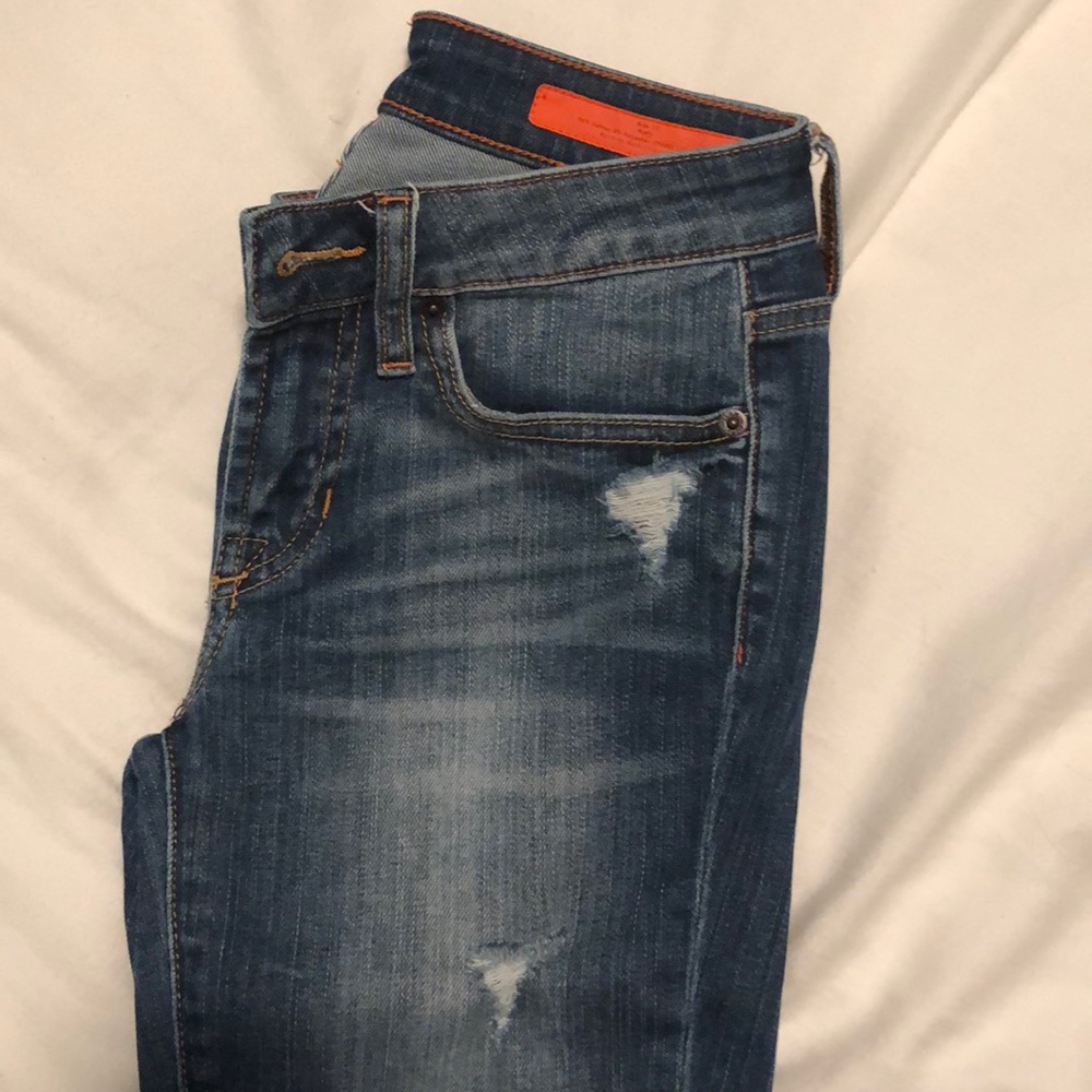 Destroyed denim